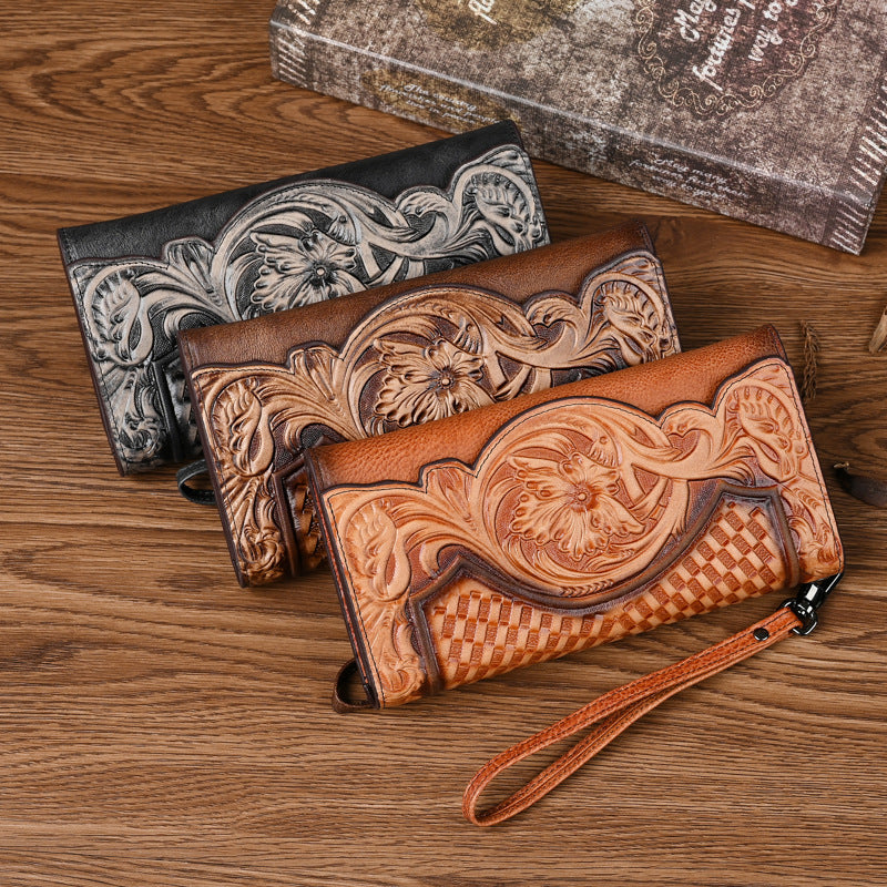 Luna - Retro Leather Wallet
