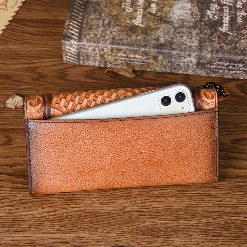 Luna - Retro Leather Wallet