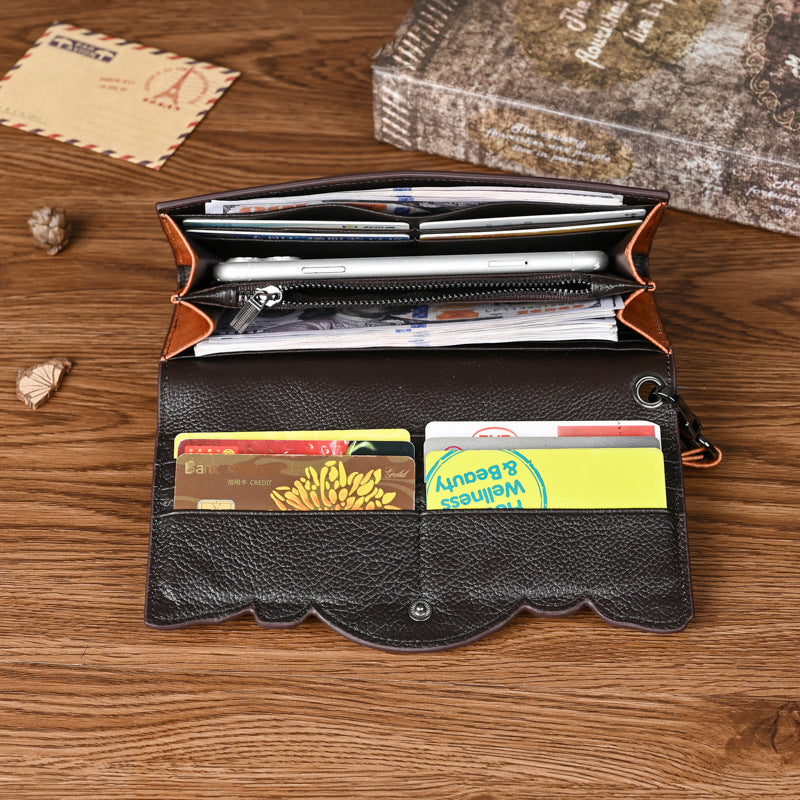Luna - Retro Leather Wallet