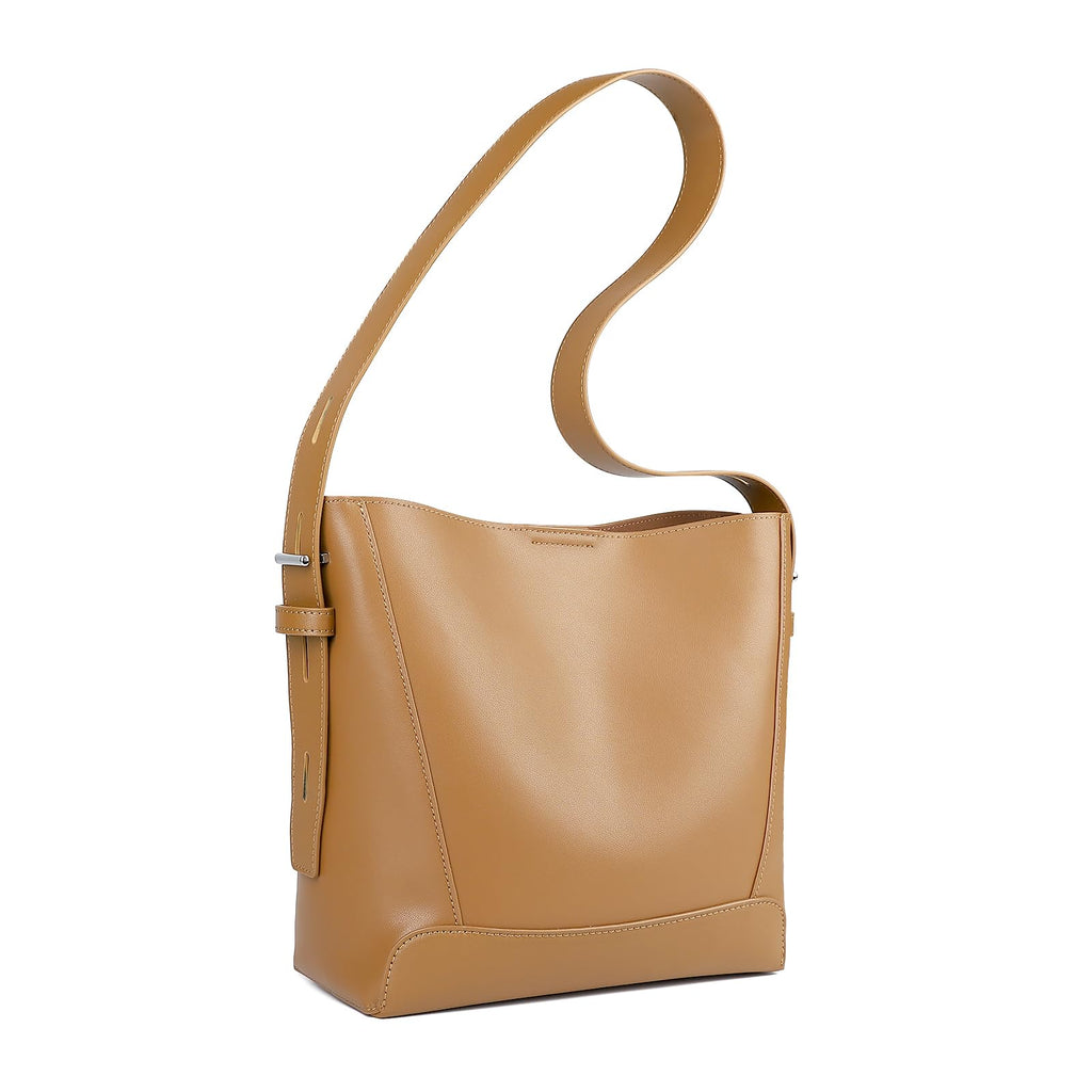 Lyra - Genuine Leather Bucket Bag