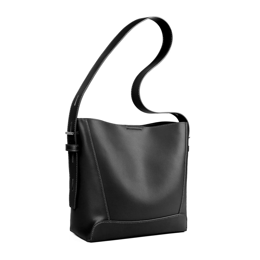 Lyra - Genuine Leather Bucket Bag