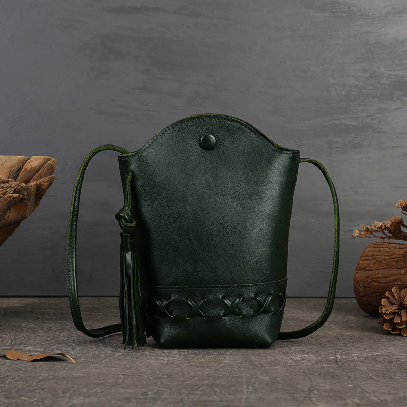 Elara - The Mini Genuine Leather Crossbody Phone Bag