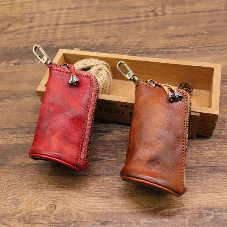 Elan - Retro Genuine Leather Key Bag