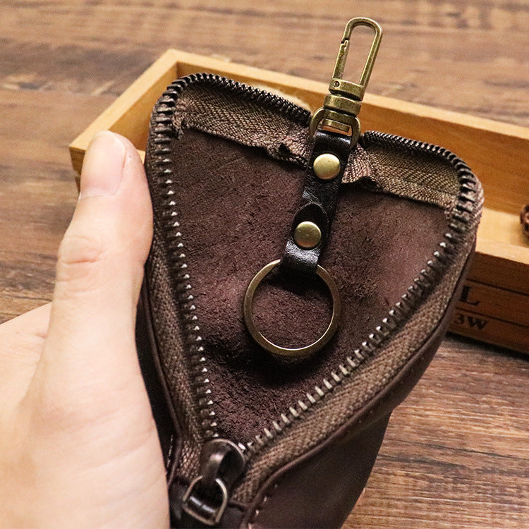 Elan - Retro Genuine Leather Key Bag