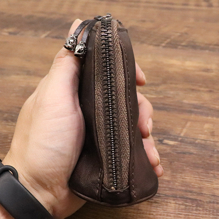 Elan - Retro Genuine Leather Key Bag