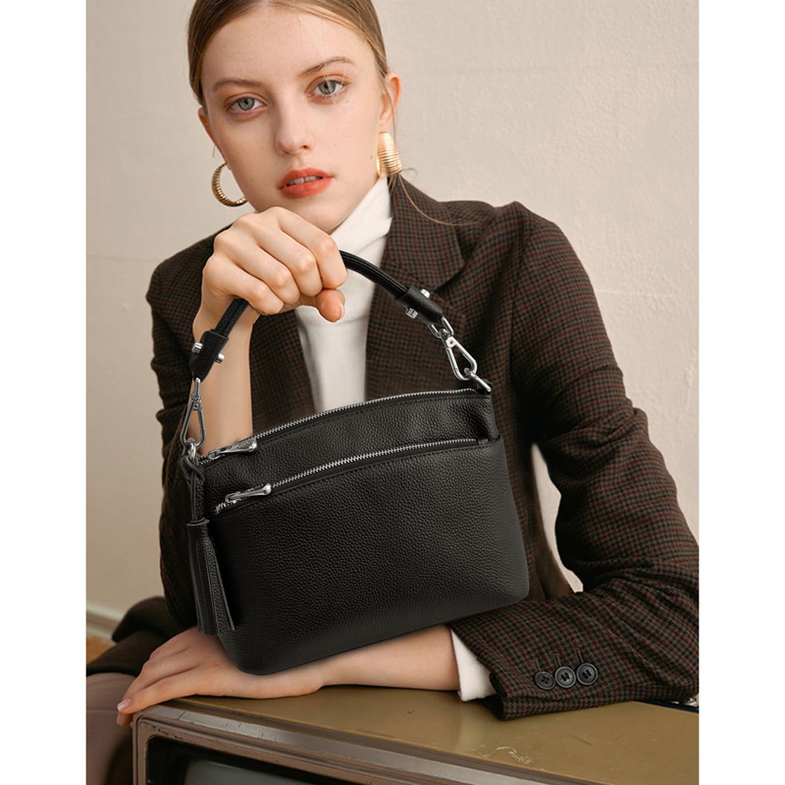 Clara - Retro Genuine Leather Bag