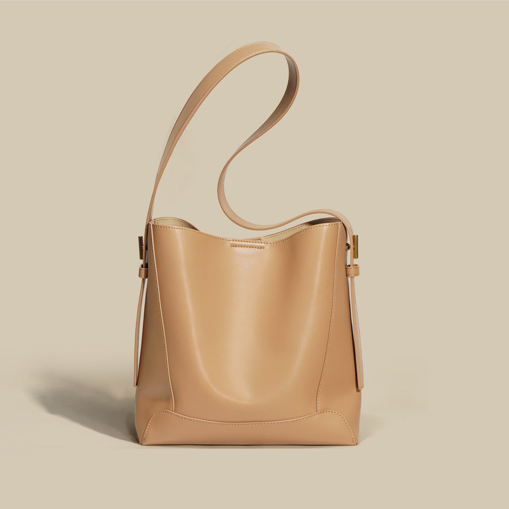 Lyra - Genuine Leather Bucket Bag