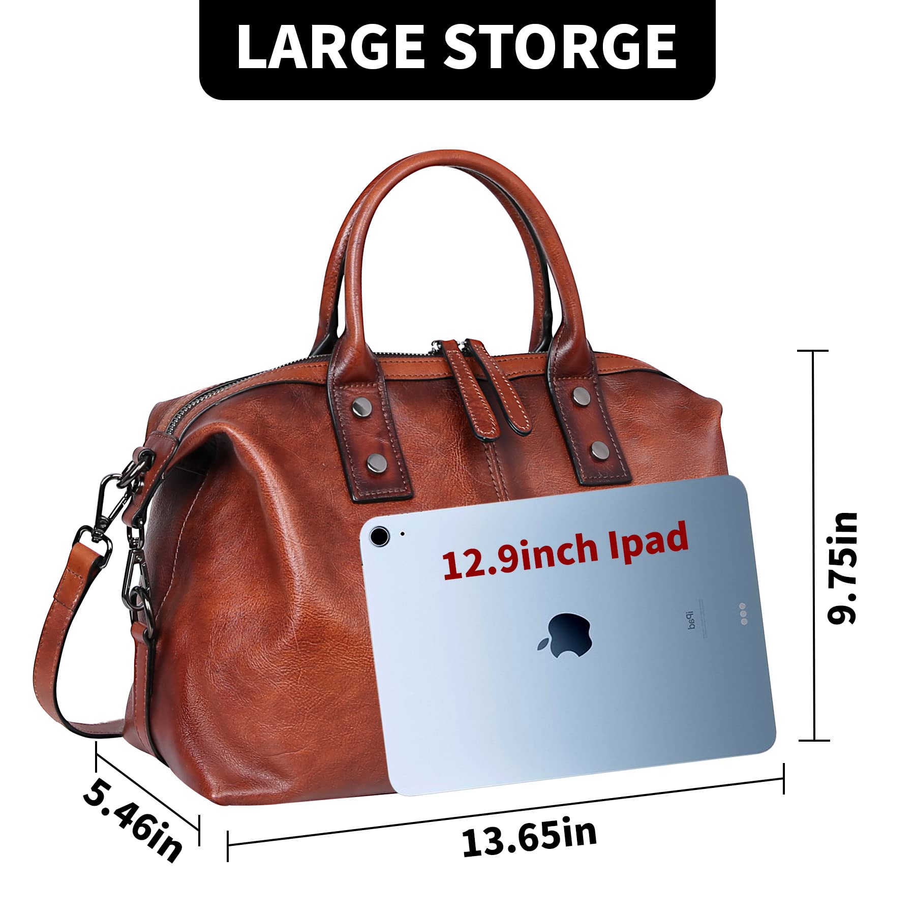 Marlowe - Retro Leather Bag