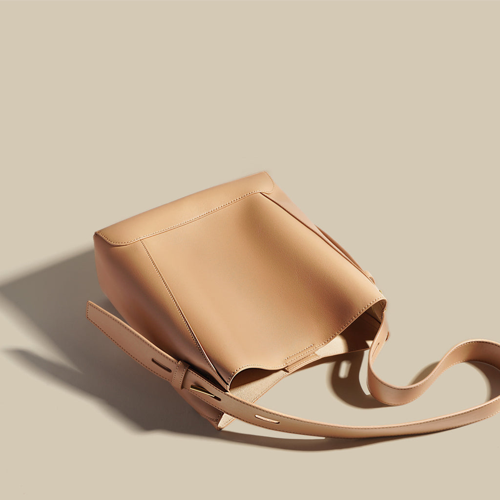 Lyra - Genuine Leather Bucket Bag