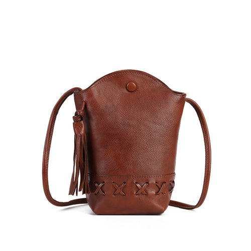Elara - The Mini Genuine Leather Crossbody Phone Bag