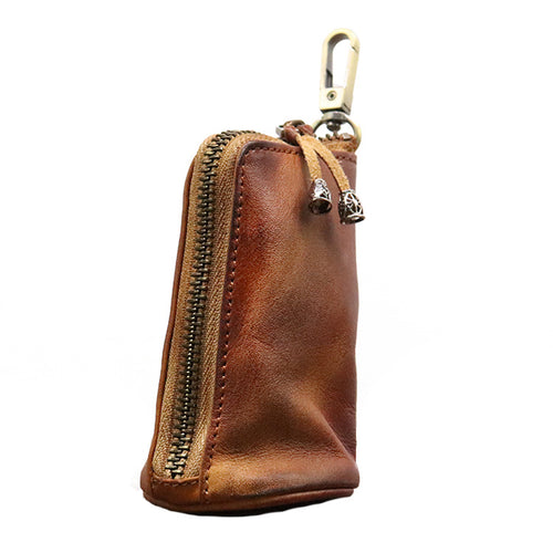 Elan - Retro Genuine Leather Key Bag