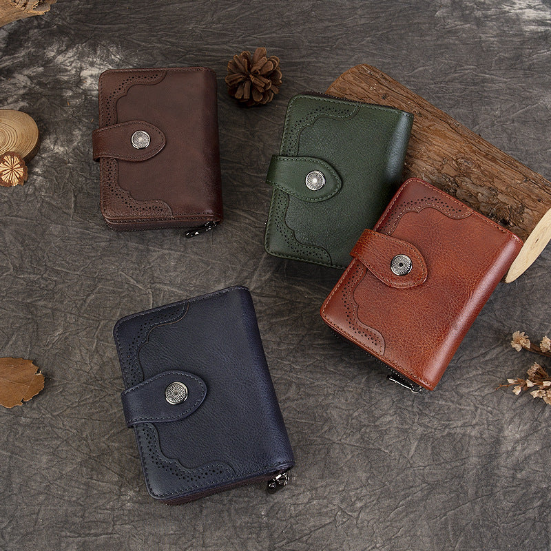 Clara- The Vintage Genuine Leather Wallet