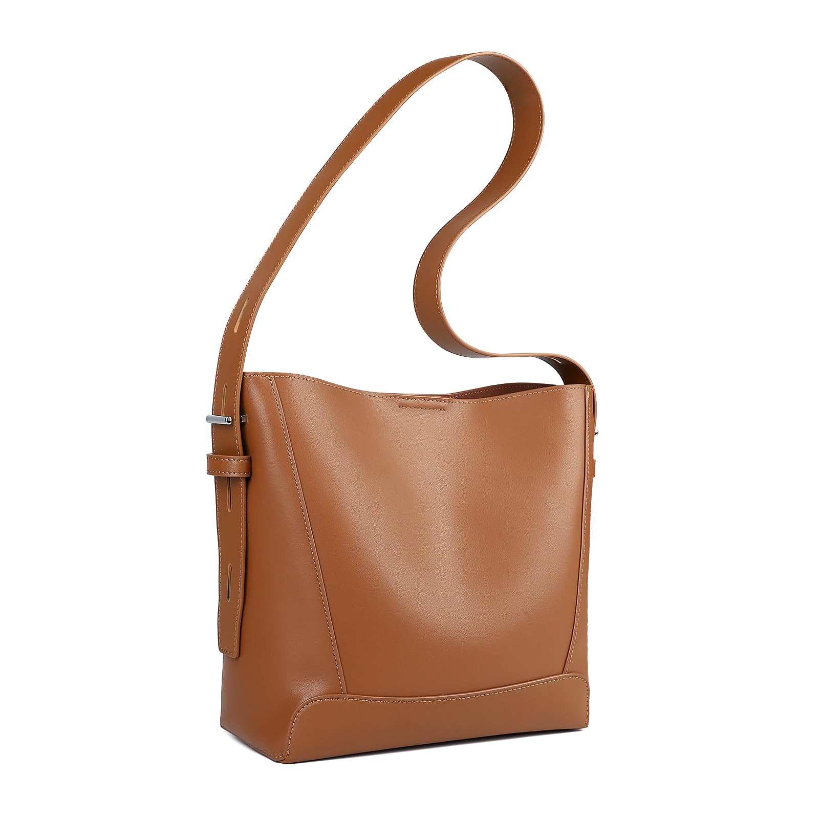 Lyra - Genuine Leather Bucket Bag