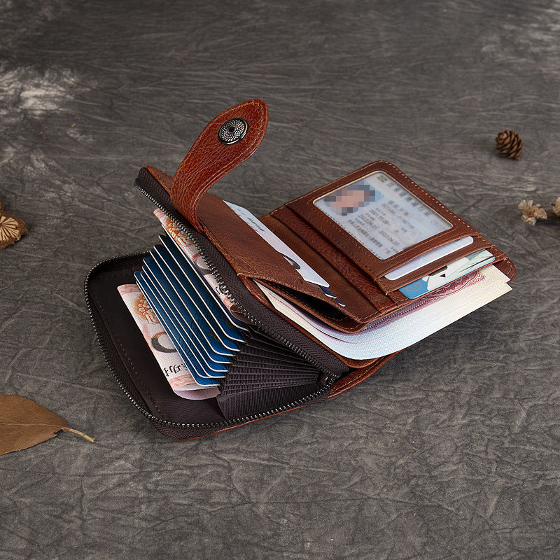 Clara- The Vintage Genuine Leather Wallet