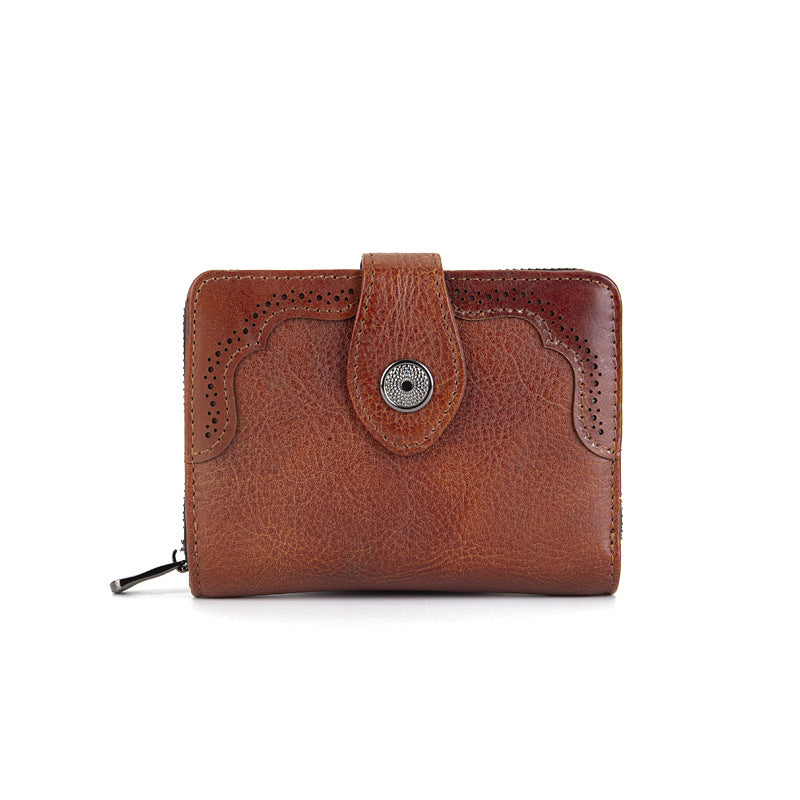Clara- The Vintage Genuine Leather Wallet