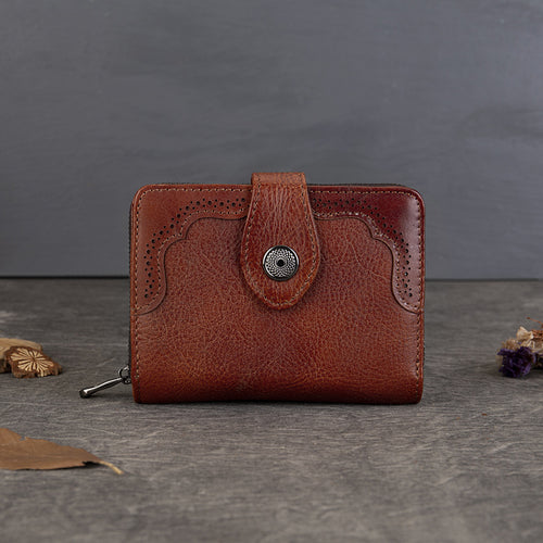 Clara- The Vintage Genuine Leather Wallet